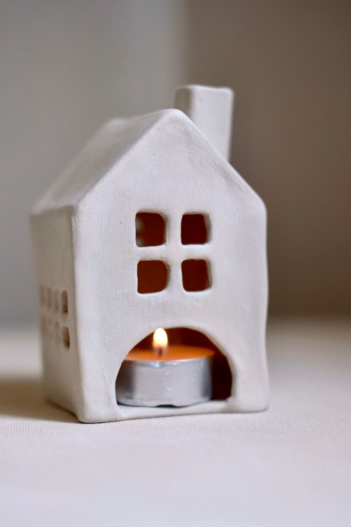 Tealight house template